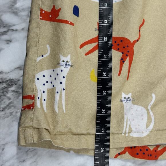 LA PALOMA Girls Parker House Dress Barn Cat Print Size 8 Ethical Soft Gathered - Picture 5 of 9